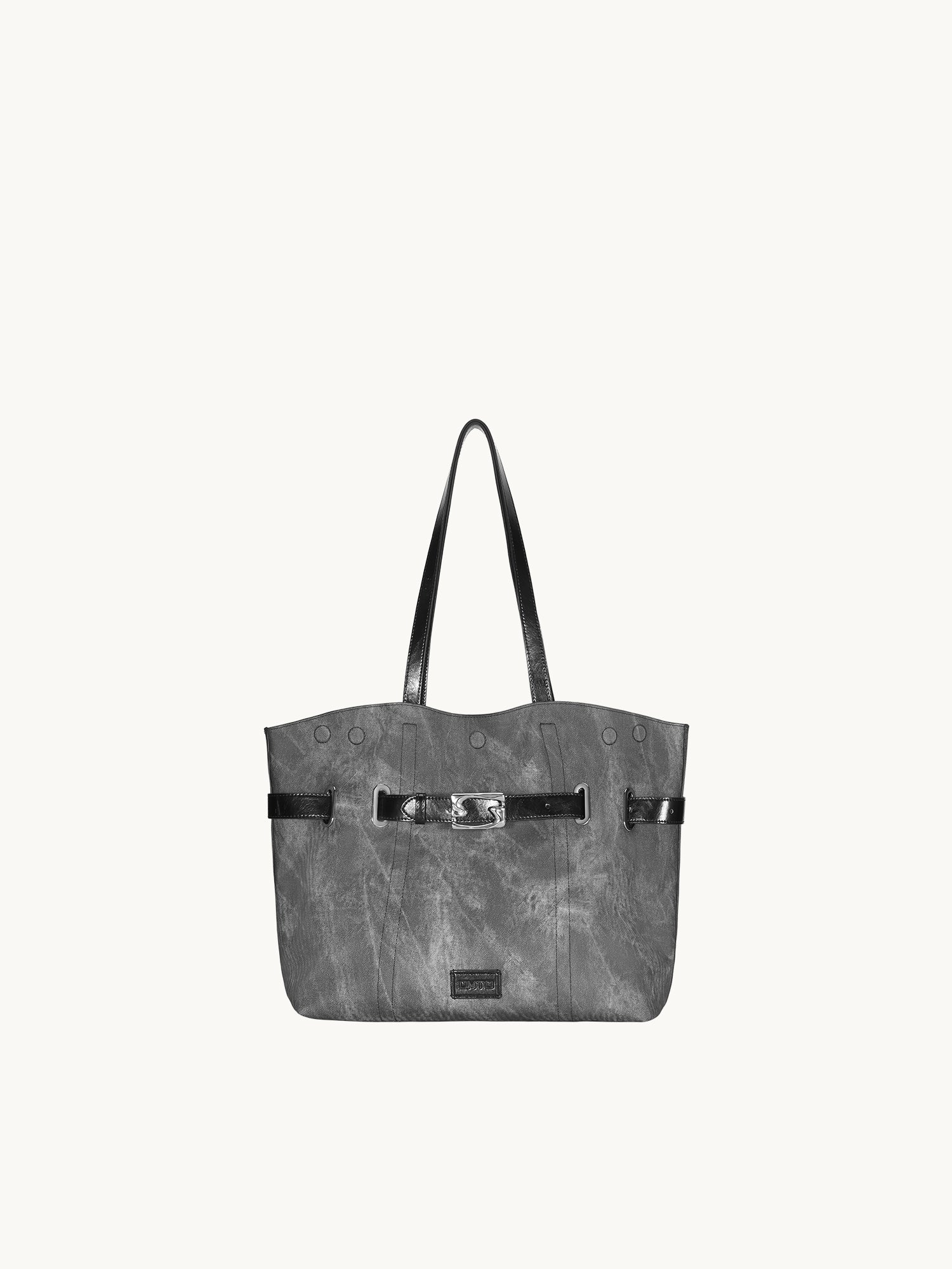 DUMPLING Regular Tote Bag - Black