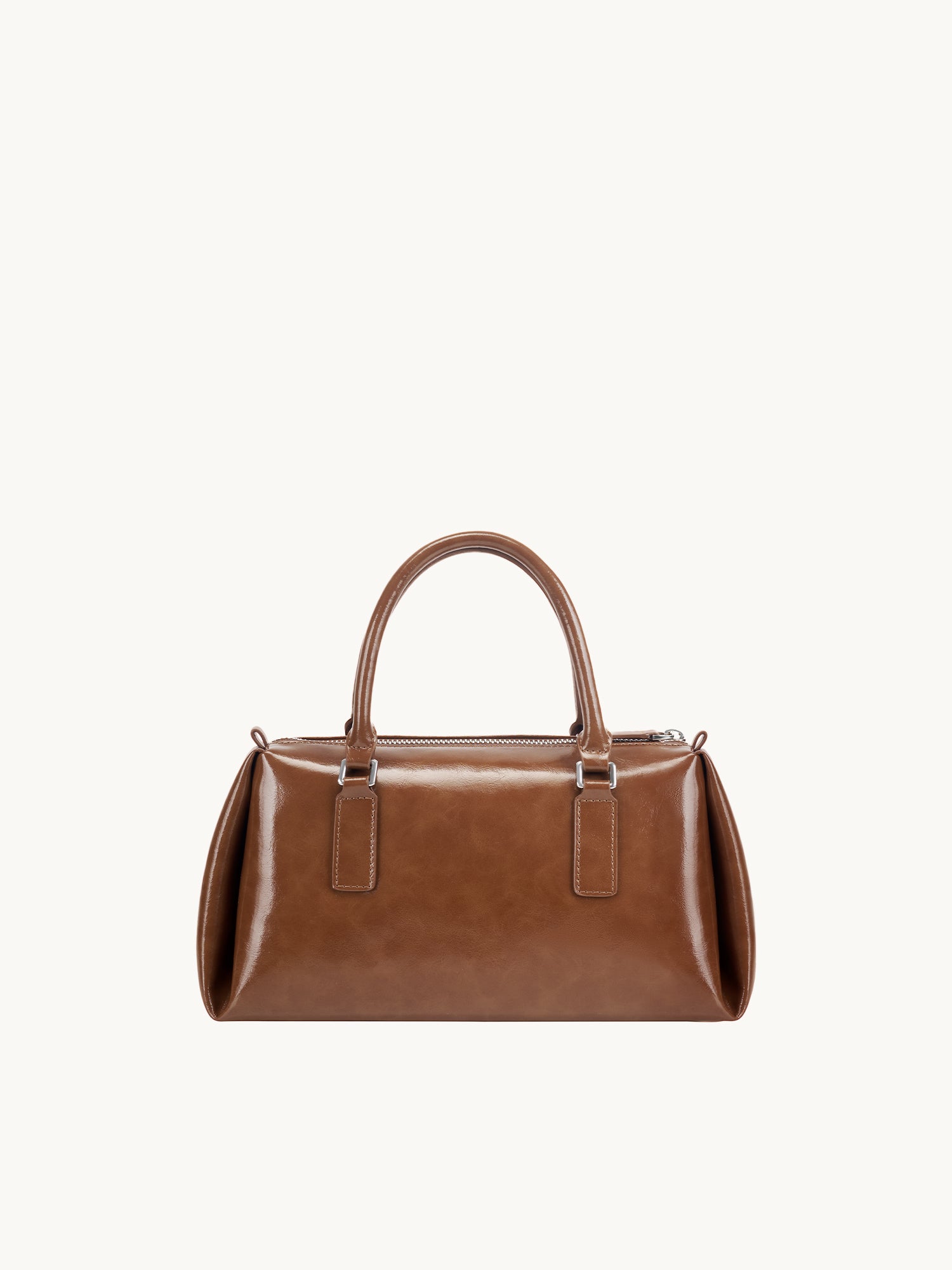 PINCH PILLOW Small Handbag - Cocoa Brown