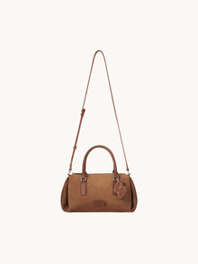 PINCH PILLOW Small Handbag - Mocha Brown