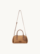 PINCH PILLOW Small Handbag - Mocha Brown