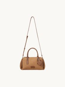 PINCH PILLOW Small Handbag - Mocha Brown